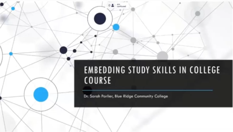 Embedding Study Skills in College Course