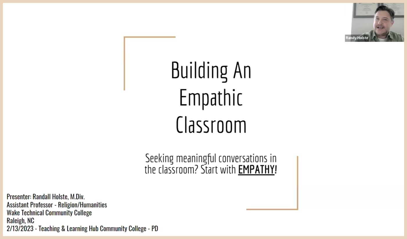 Building An Empathetic Classroom