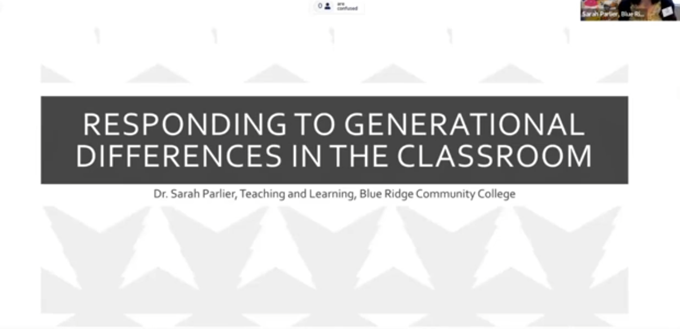 Responding to Generational Differences in the Classroom