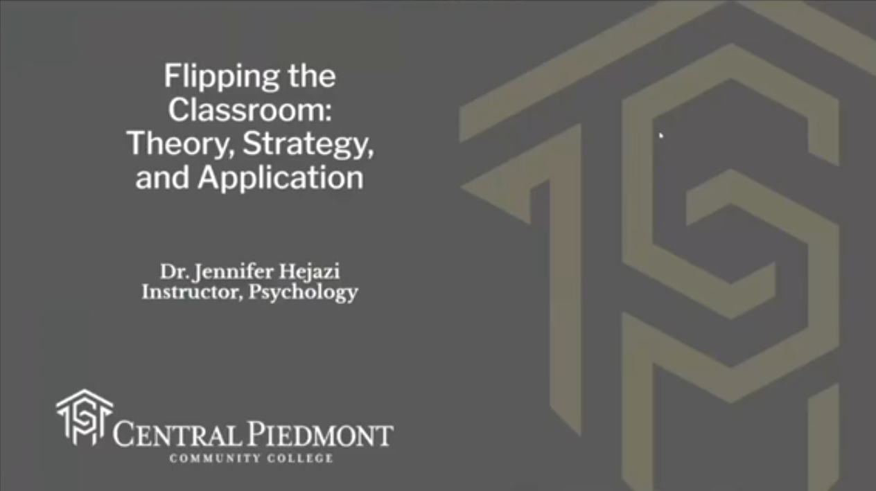 Flipping the Classroom: Theory, Strategy, and Application