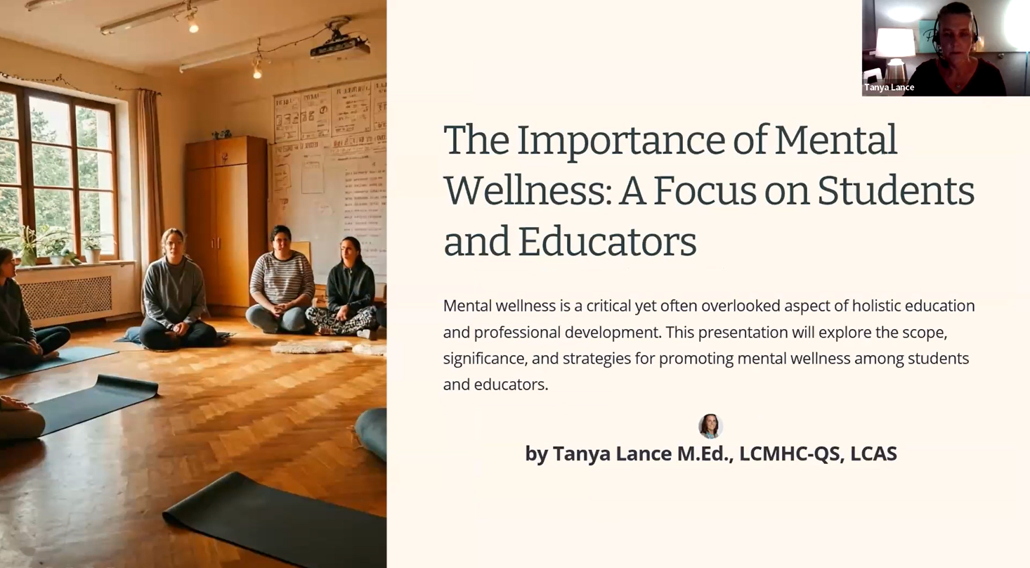 The Importance of Mental Wellness - A Focus on Students and Educators