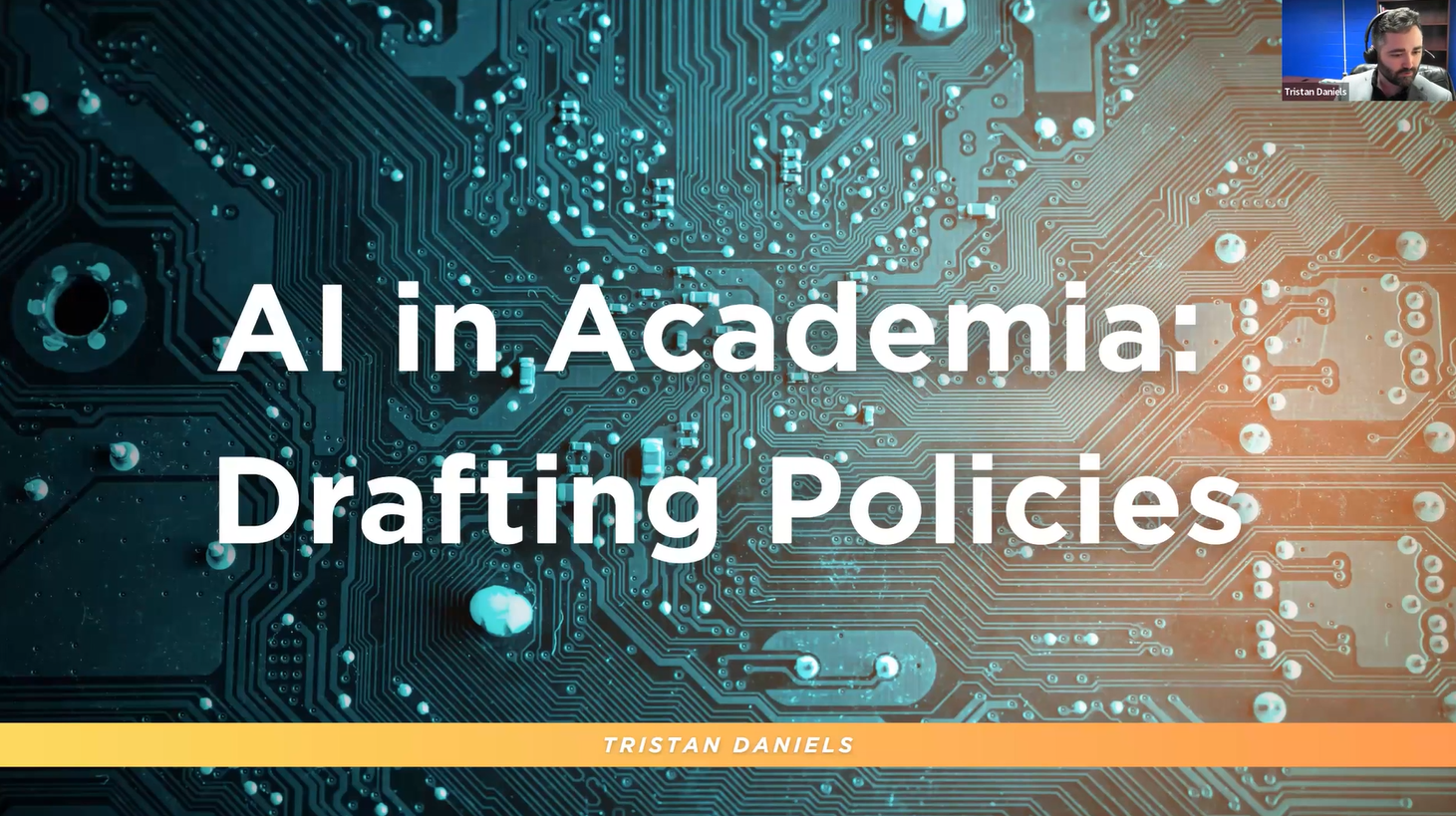 AI in Academia - Drafting Policies