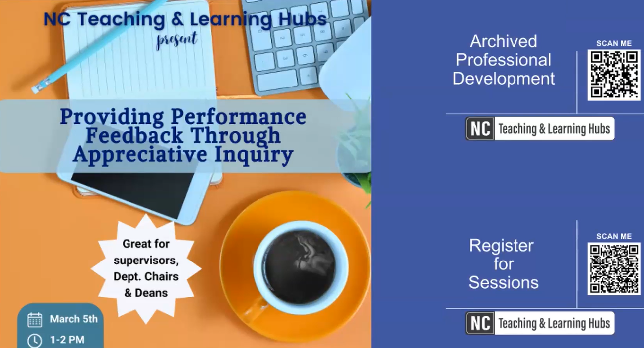 Providing Performance Feedback Through Appreciative Inquiry